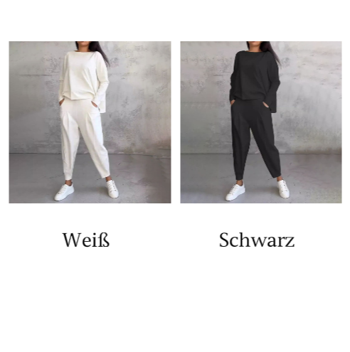 Fashion, Casual ✨ Long Sleeve Round Neck & Pants Two-Piece Set
